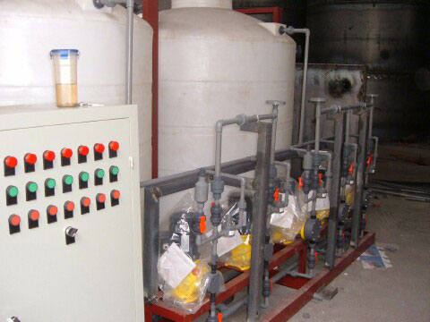 一体化加药装置斜面图